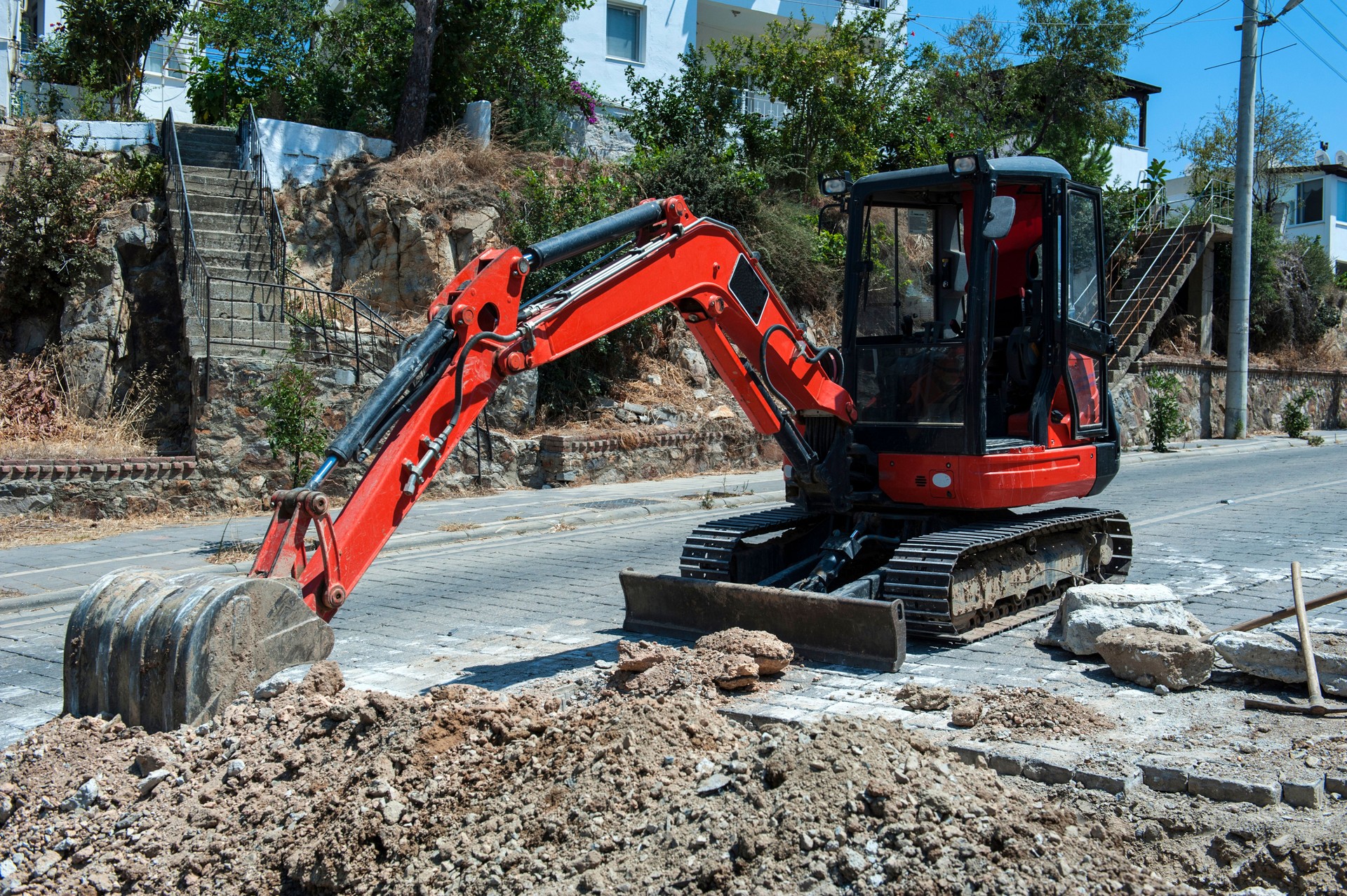 Mini excavator 